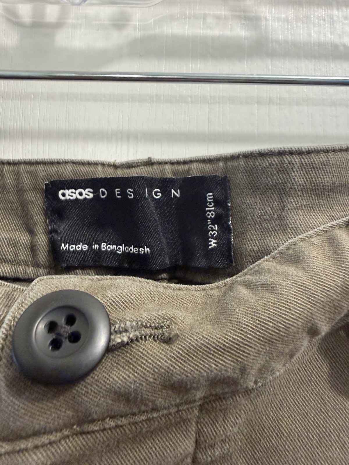 5 Pairs ASOS Men’s 32” 4.5” Inseam Shorts Bundle Blue/Gray/Beige/Green/Denim