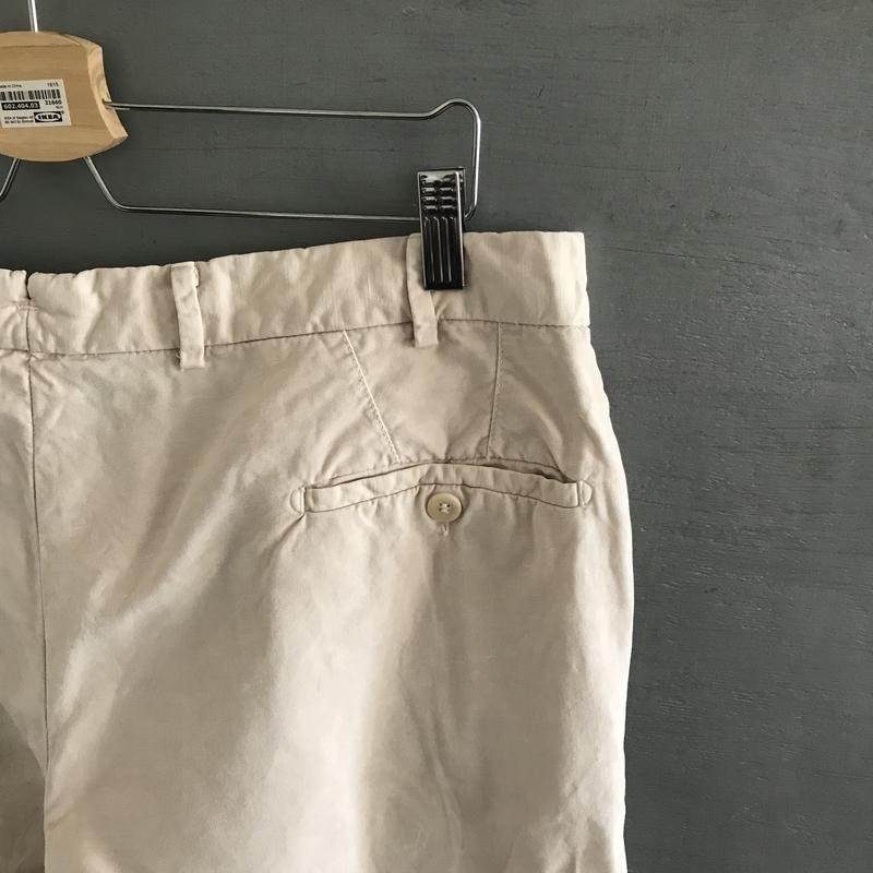 Men Maurizio Baldassari Trousers Beige Linen 40 /