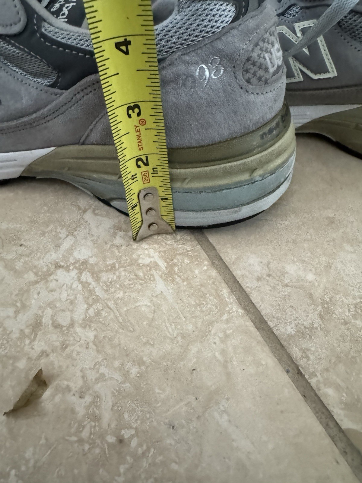 Size 10.5 – New Balance 993 Gray White Please See Details