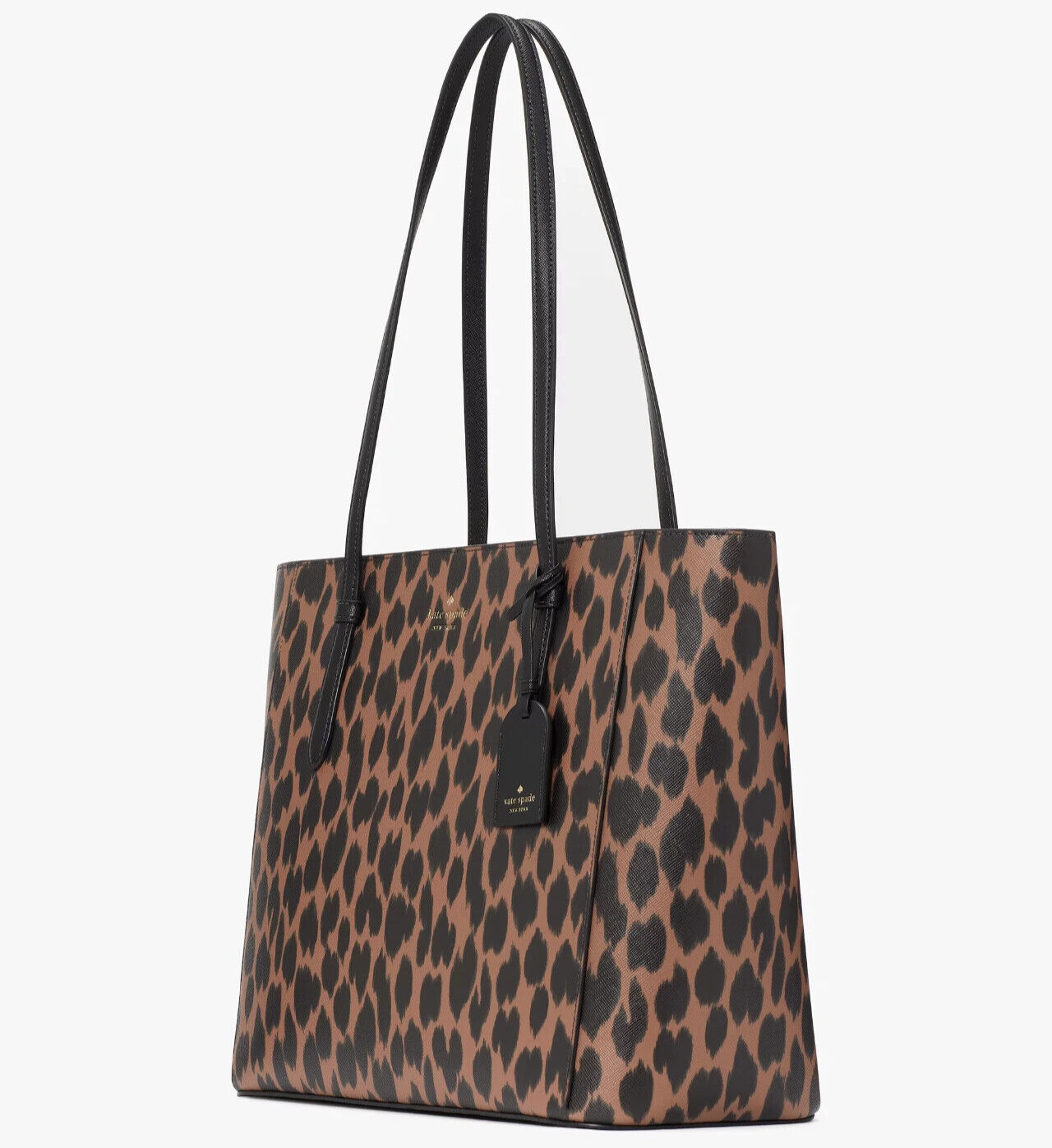 Kate Spade Schuyler Leopard Tote Cheetah KE723 Leopardo Animal Print NWT $359 FS