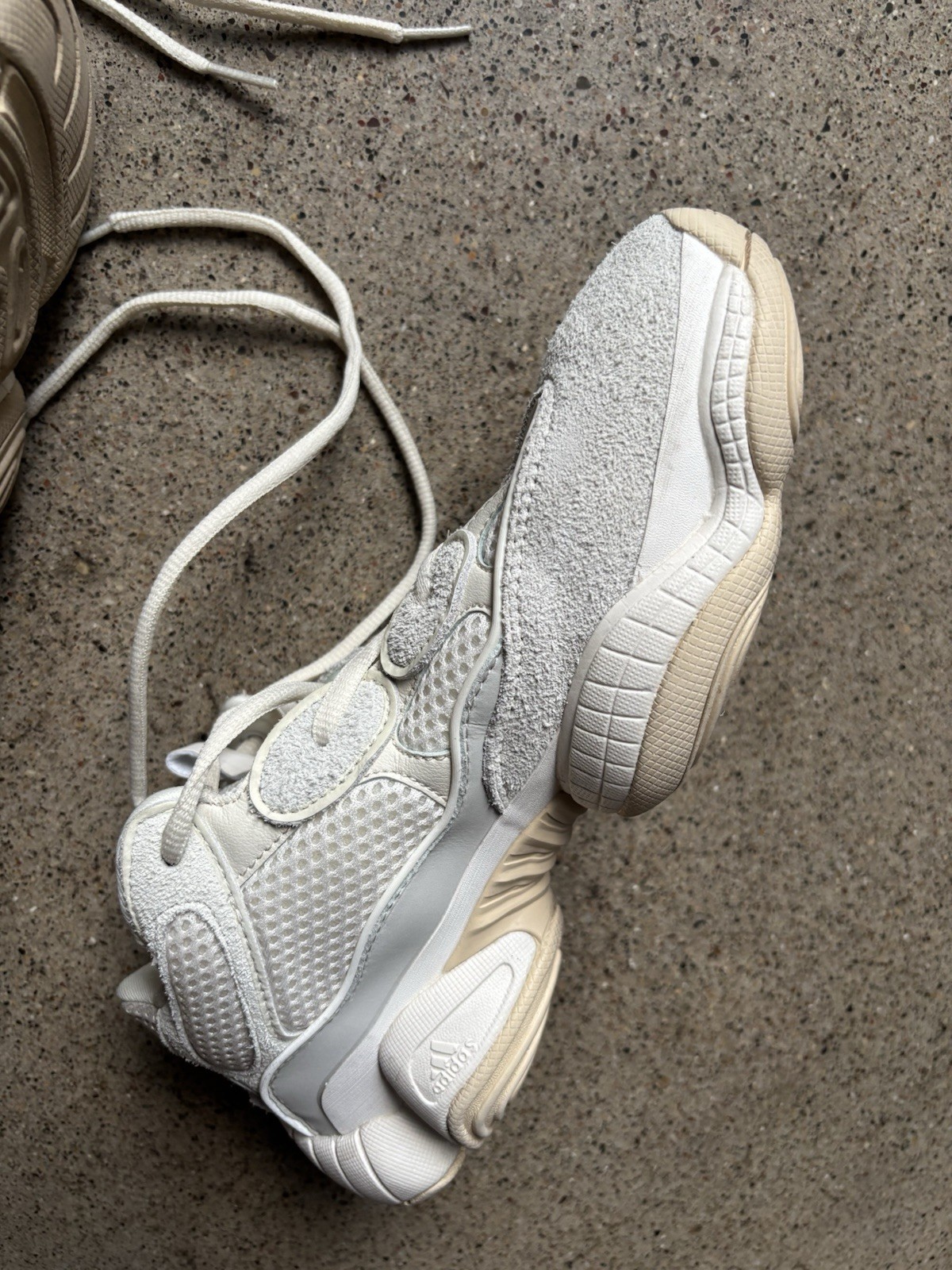 adidas Yeezy 500 Bone White Shoes Mens Size 8