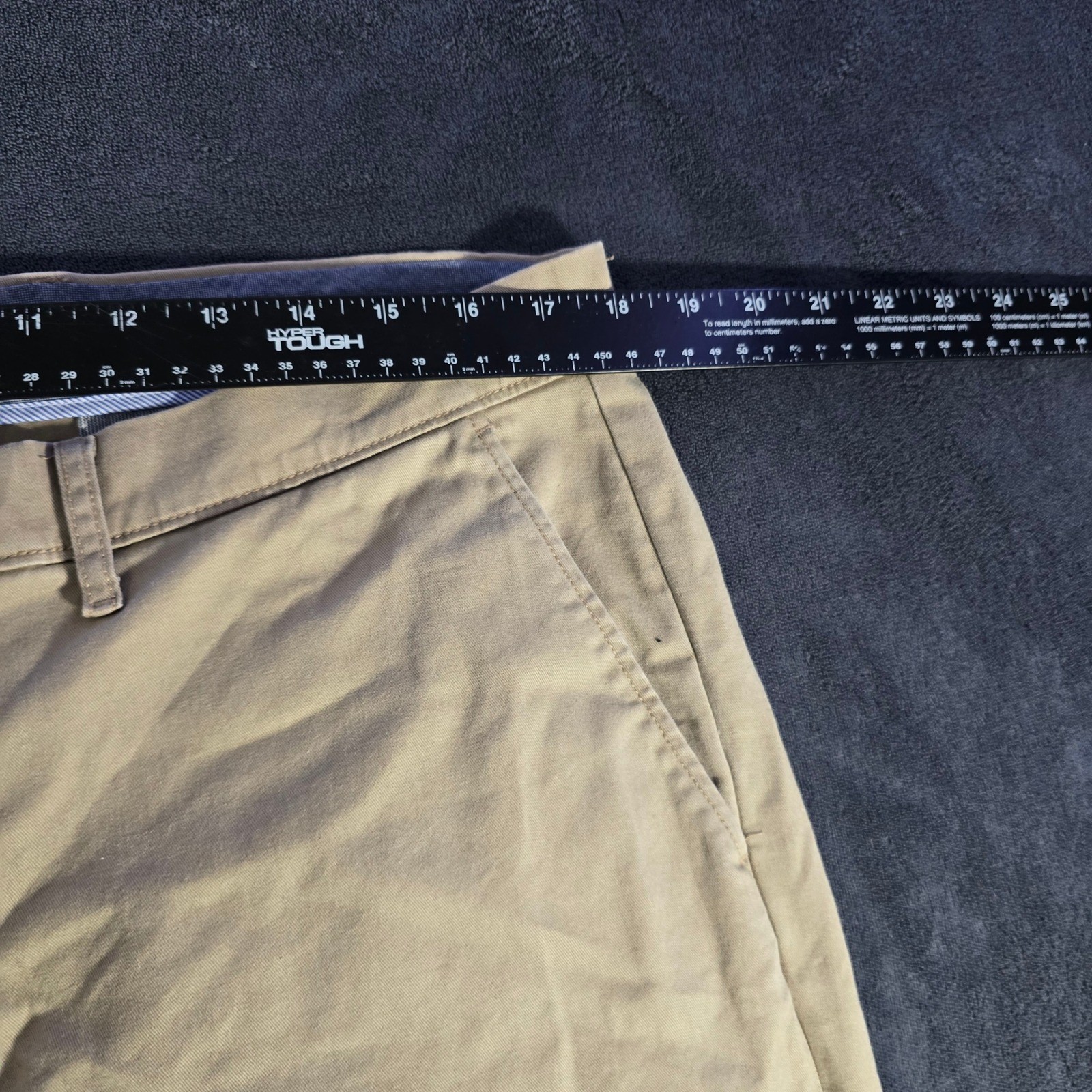 J.Crew Stretch Chinos Pants Casual Everyday Khaki Beige W35 L32 Mens 35×32