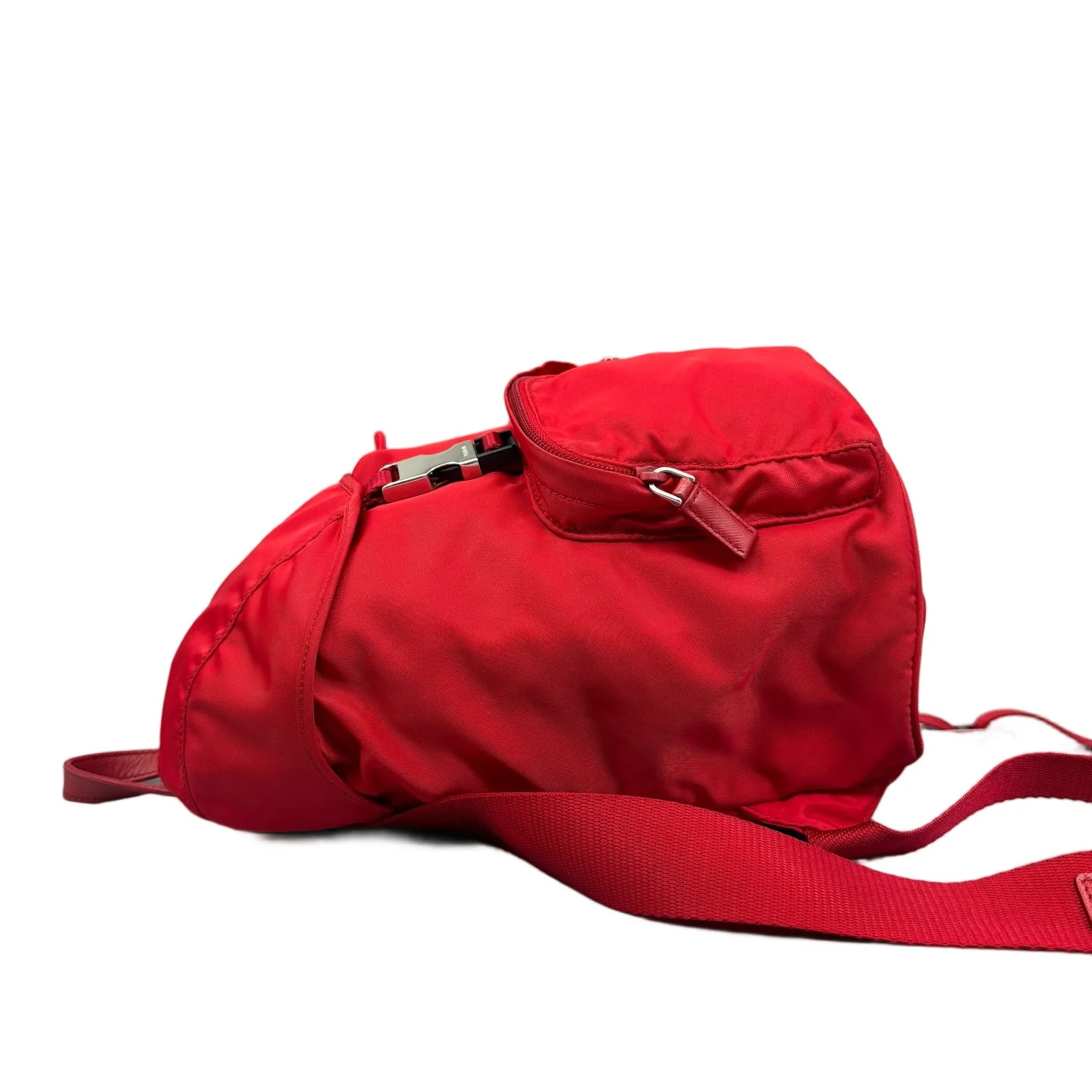 Prada Backpack Red Tessuto Nylon (mx052926b0r)