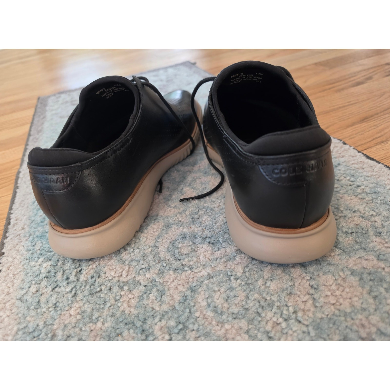 Cole Haan Men’s 2.Zerogrand Laser Wingtip Oxfords Shoes sz 12