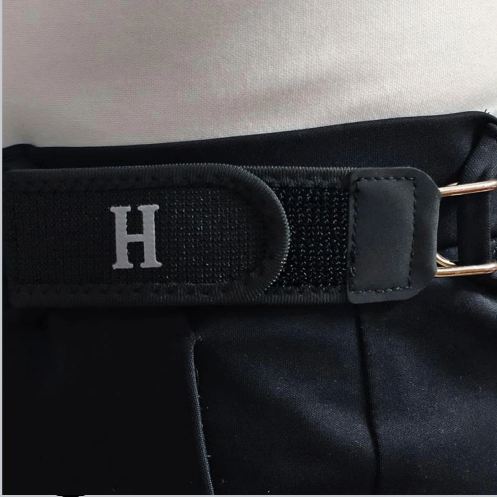 2PCS Tactical Metal Hook Elastic Belt Buckle-Less Invisible Waist Belt Closure