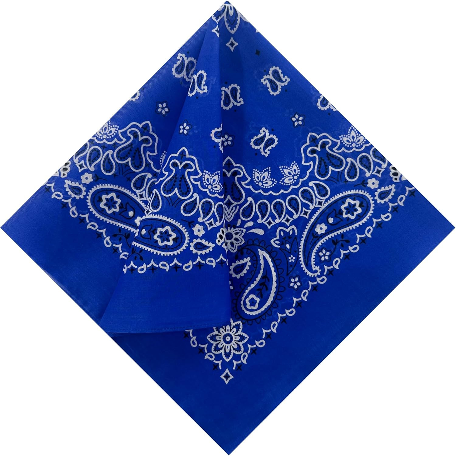 Single Pack Bandanas 60S Premium Cotton Soft Thin Handfeel Large Handkerchief fo