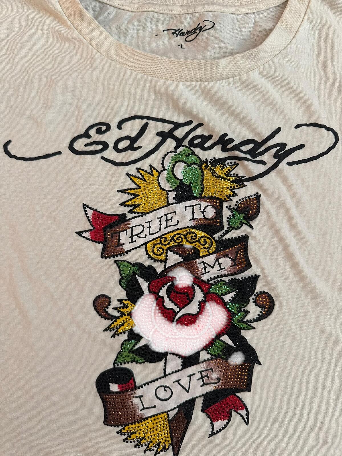Ed hardy crop top