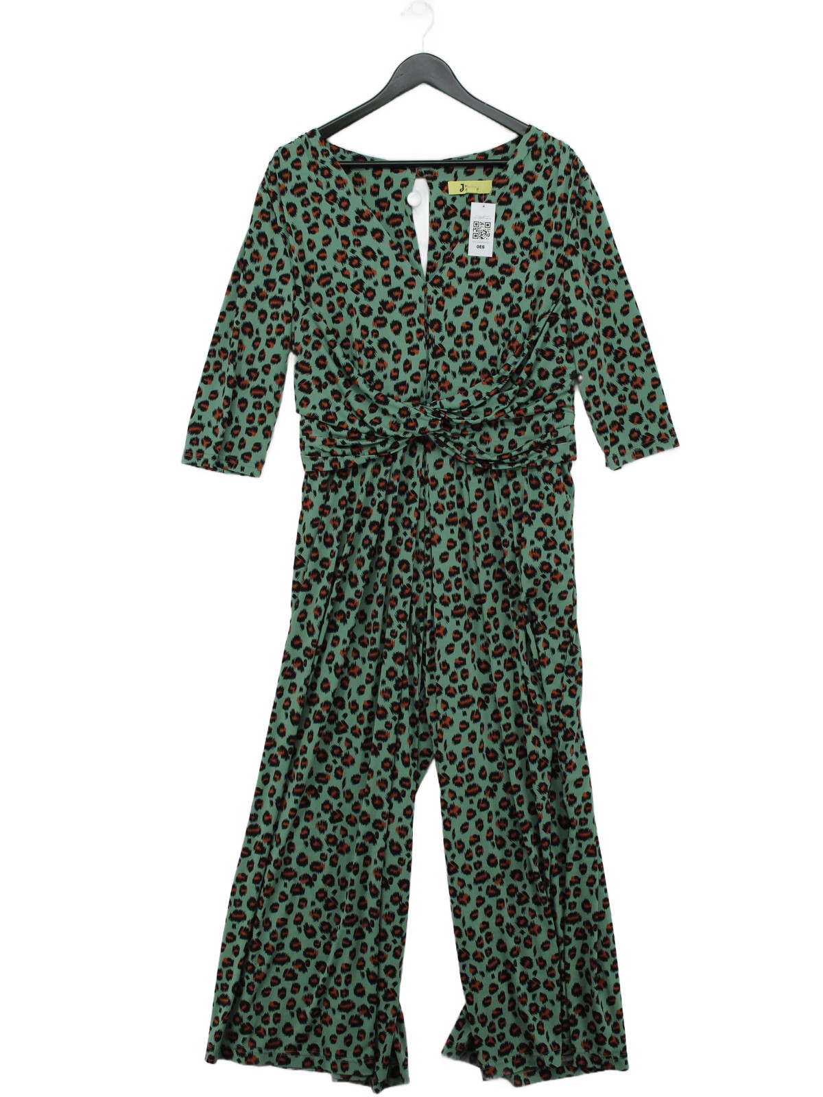 Jolie Moi Women’s Jumpsuit UK 16 Green Polyester with Elastane Jumpsuit