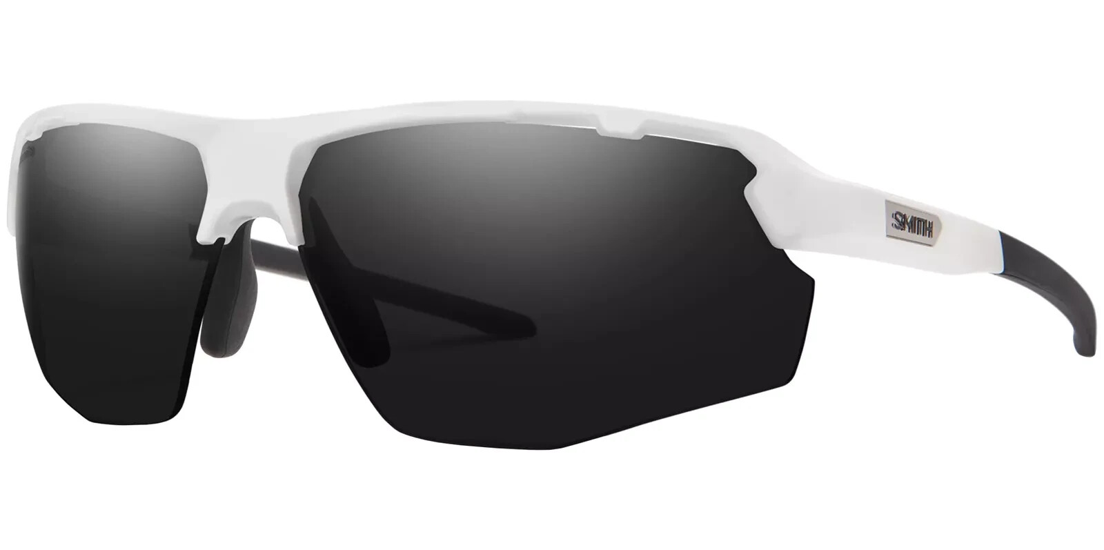 Smith Optics Resolve White Wrap Semi-Rimless ChromaPop Sunglasses 204926VK6701C