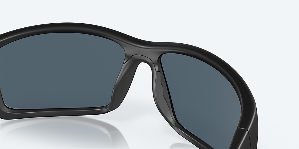 Costa Del Mar Reefton Blackout/Gray 580P Polarized 64 mm Sunglasses