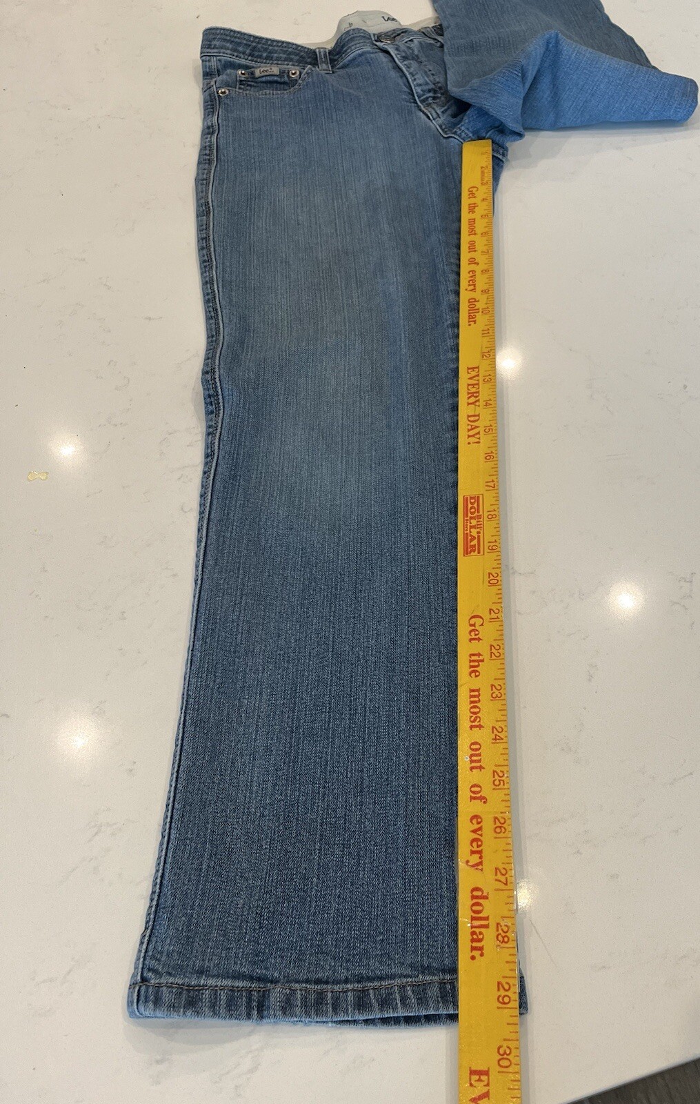 Lee Comfort Waistband Stretch Jeans Women’s 30×30 (30Wx29L Actual) Straight Leg