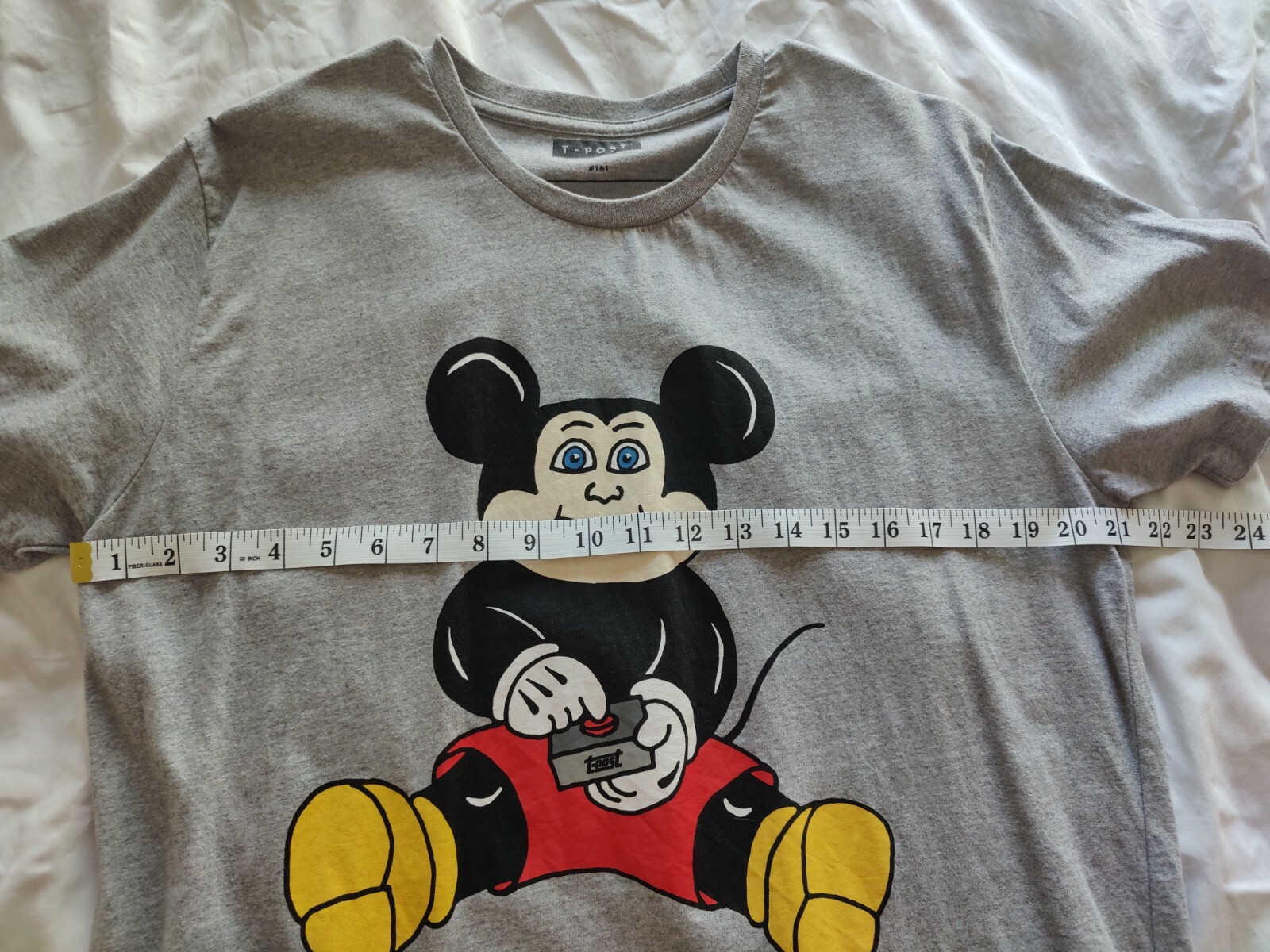 T-Post Wearable Magazine T Shirt #161 Fat Mickey Mouse Large L