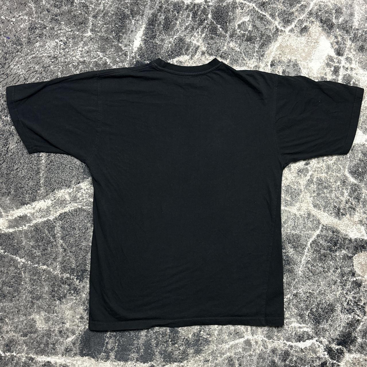 Y2K Avirex Shirt Mens Large 2000s Grunge Black Rhinestones Biker Motorcycle