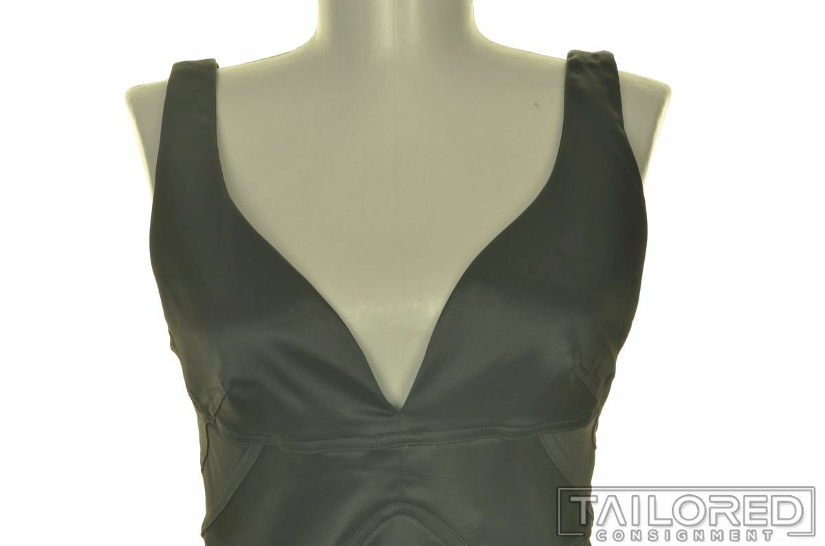 NWT – DAVID MEISTER Sold Black Sleeveless Luxury Womens Dress – Size 6