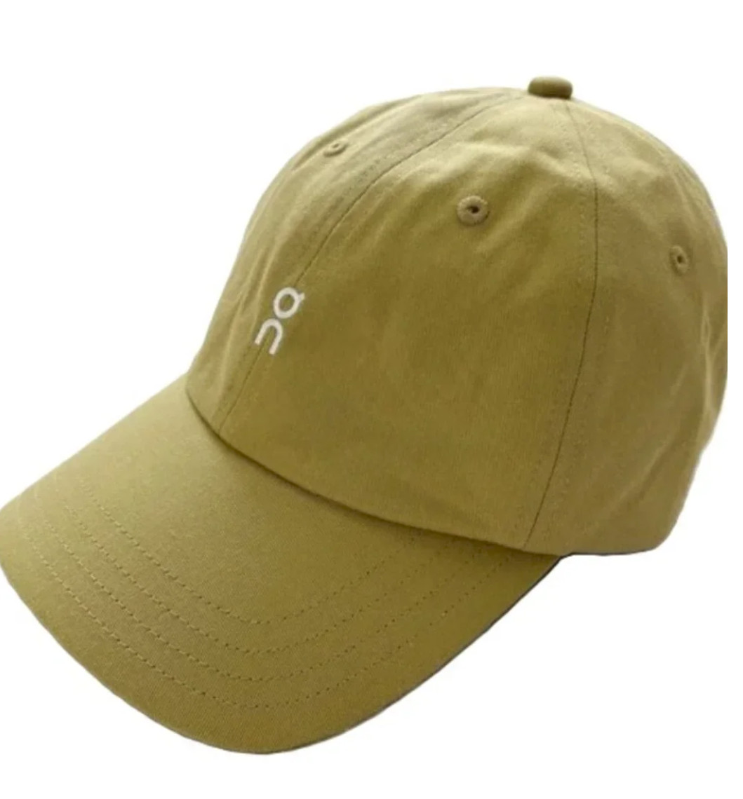 NEW On Cloud Running All-Day Cap Hat Gold One Size Adult Organic Cotton