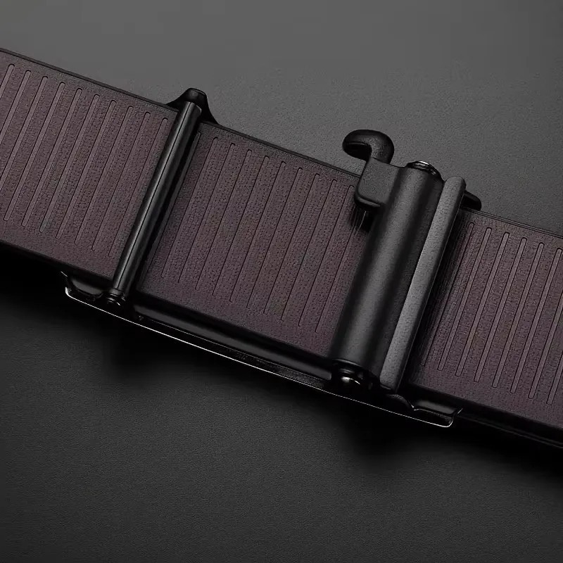 Mens Leather Belt Casual Adjustable Waist Strap Fashion Everyday Use for Men