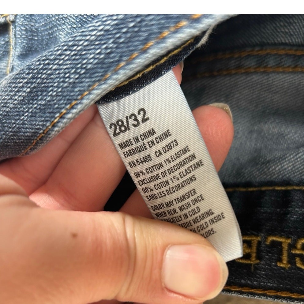 American Eagle Jeans Men’s Size 28×32 Blue Denim Tapered Leg Classic Pants
