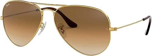Ray-Ban RB3025 001/51 58 Aviator Arista Gold Light Brown Gradient NEW w/ Tags