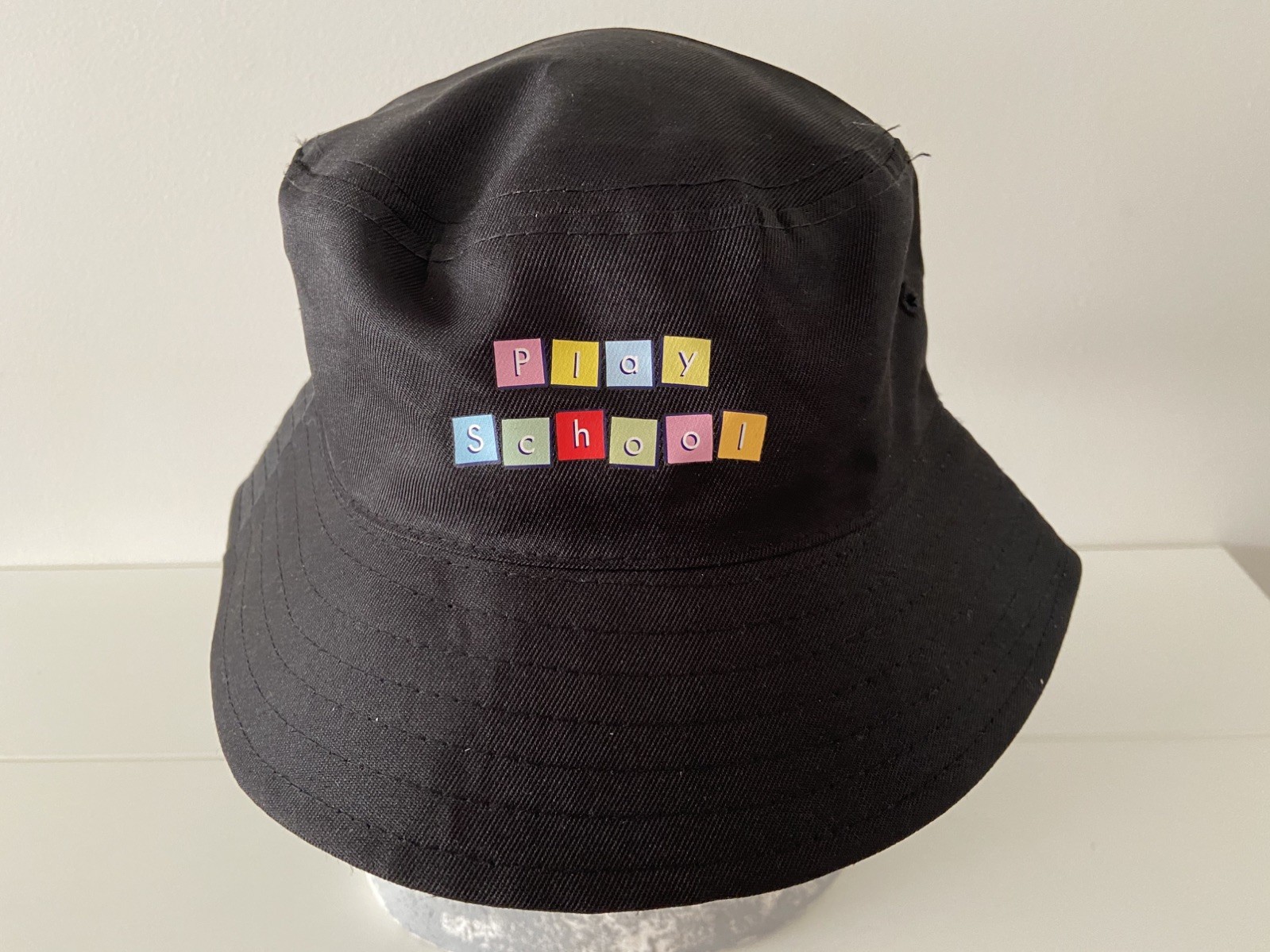 RARE Play School Bucket Hat Retro Australian TV Show Fan Collectible Like New