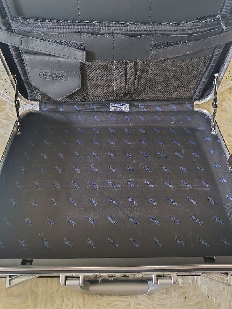 RIMOWA Limbo Series Briefcase Attache Case Black 14L Polycarbonate Alumunium