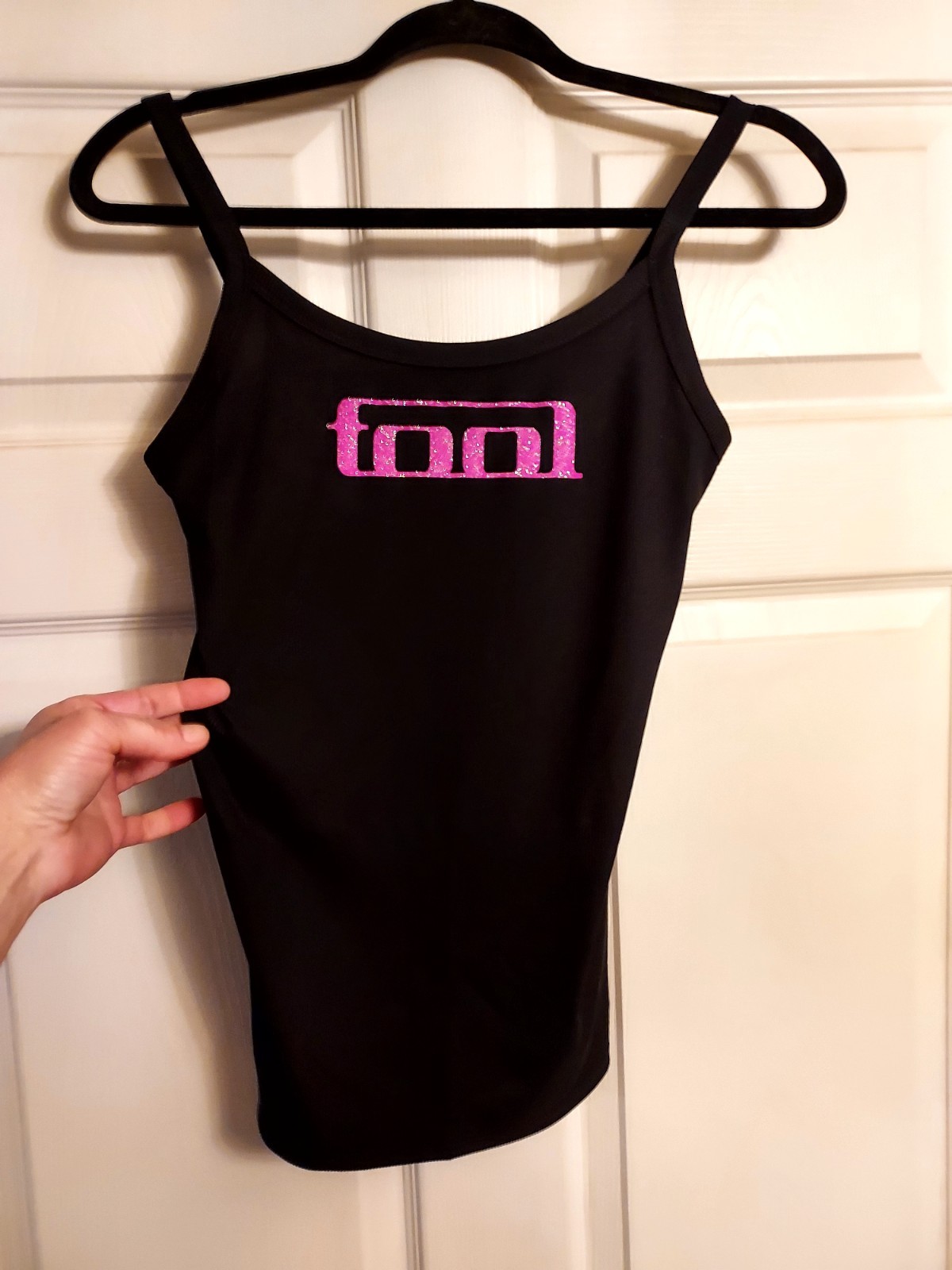 tool band tank top tool crop top tool Pink Glitter shirt choose any Size XXs-2x