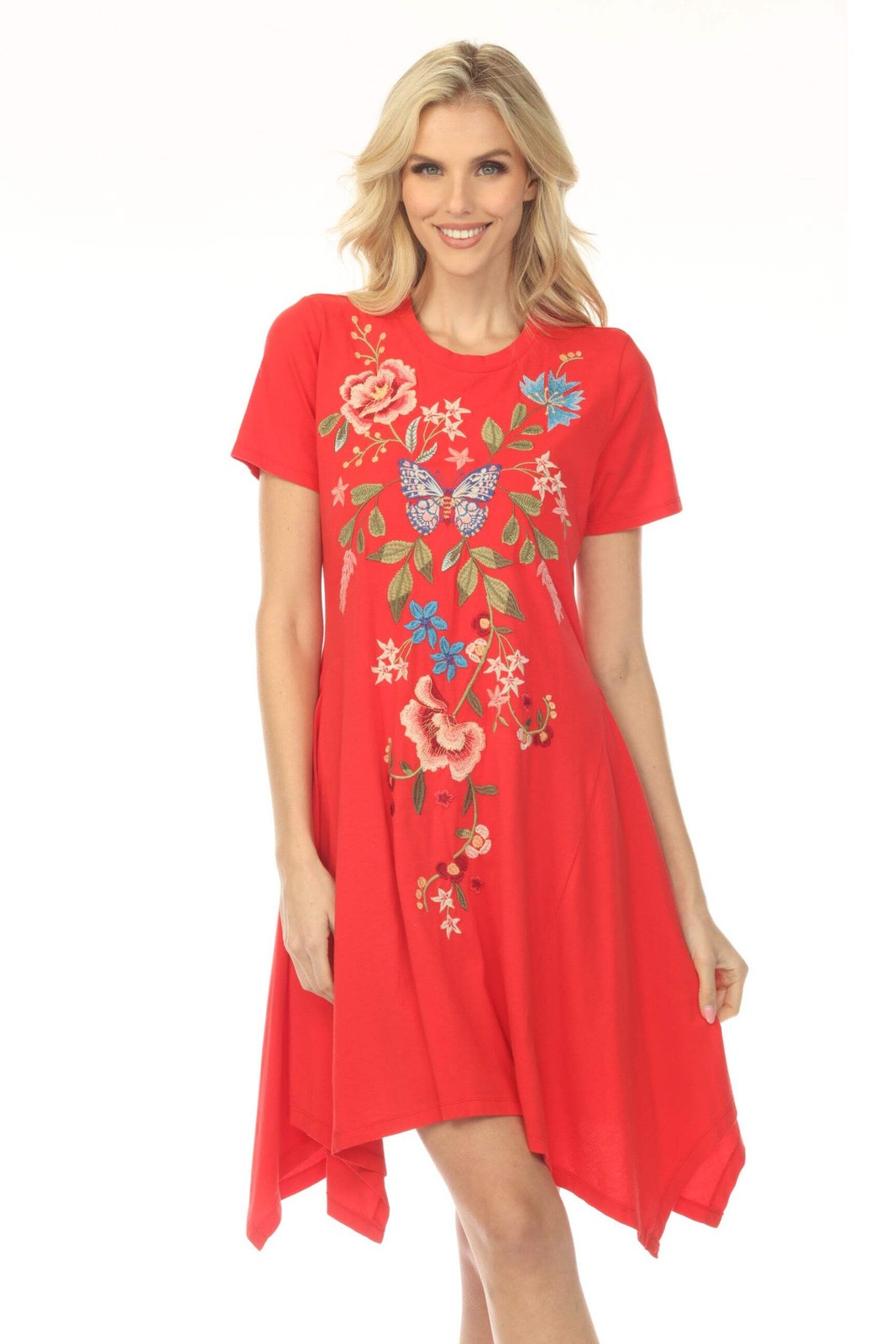 Johnny Was JWLA Handkerchief Knit Dress J37725-5