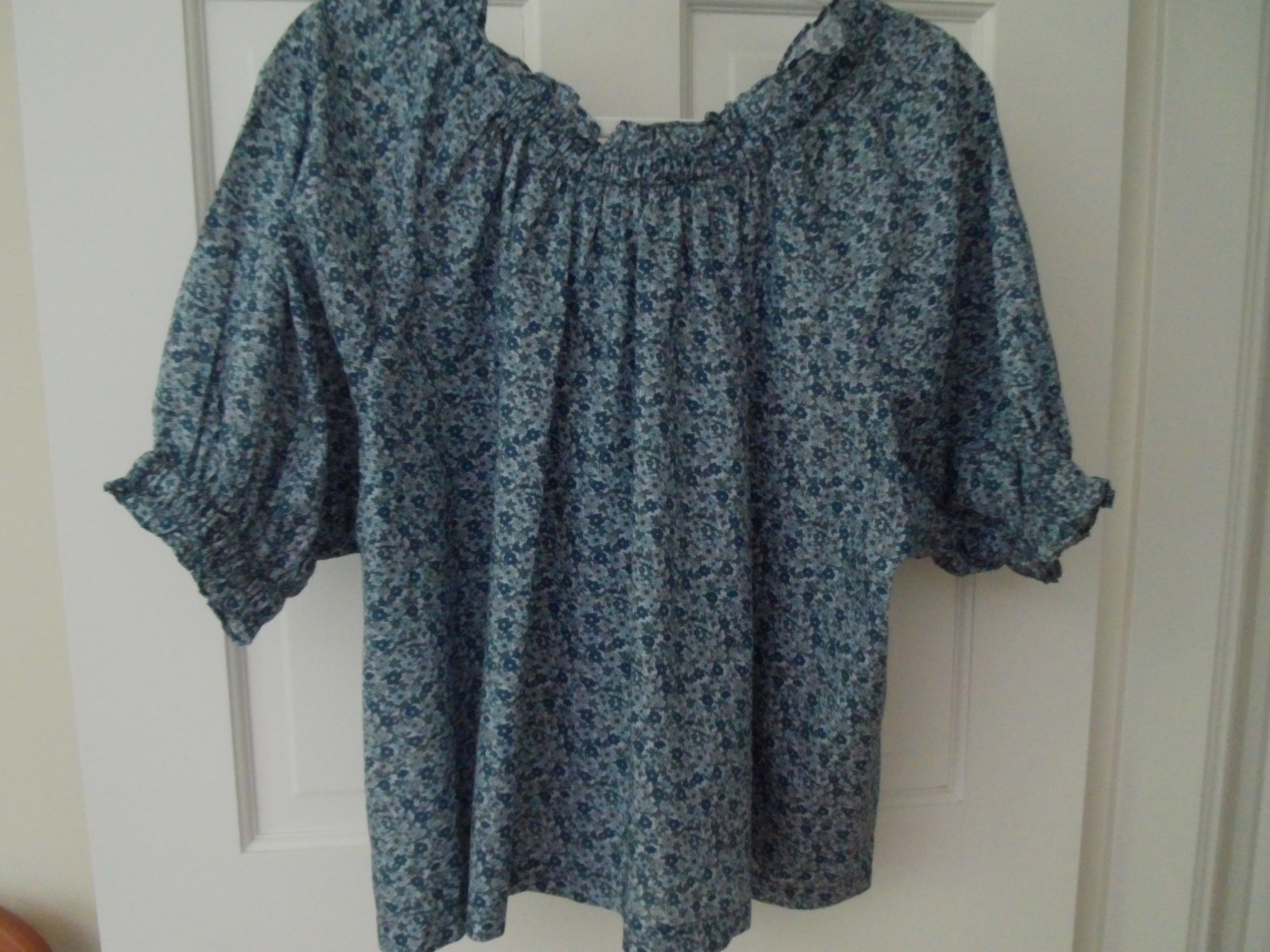 Doen Shore Top Delores Ditsy Liberty Print Blues S