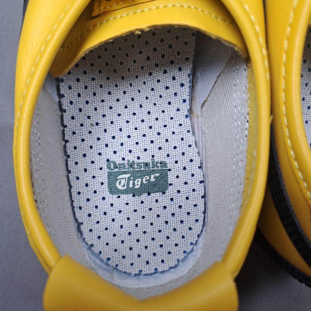 Onitsuka Tiger MEXICO66 Yellow Black 9 Leather Sneakers