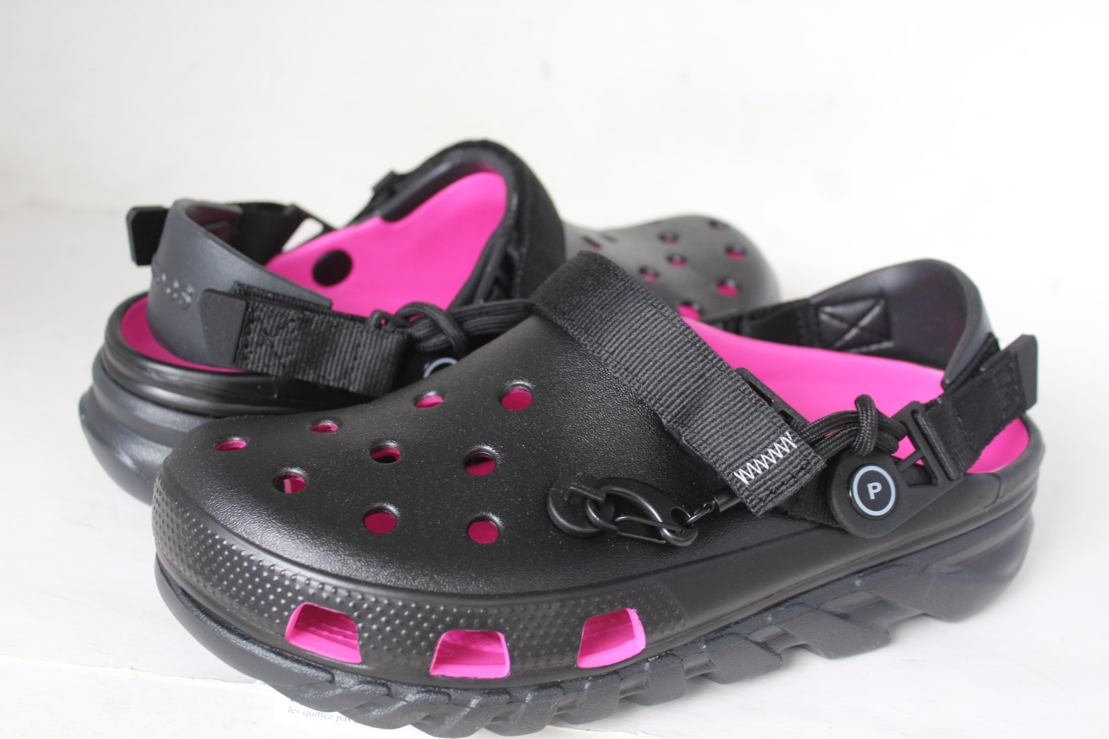 Crocs Unisex Duet 2 Max Post Malone Black Croslite Clog Size M(9) W(11)