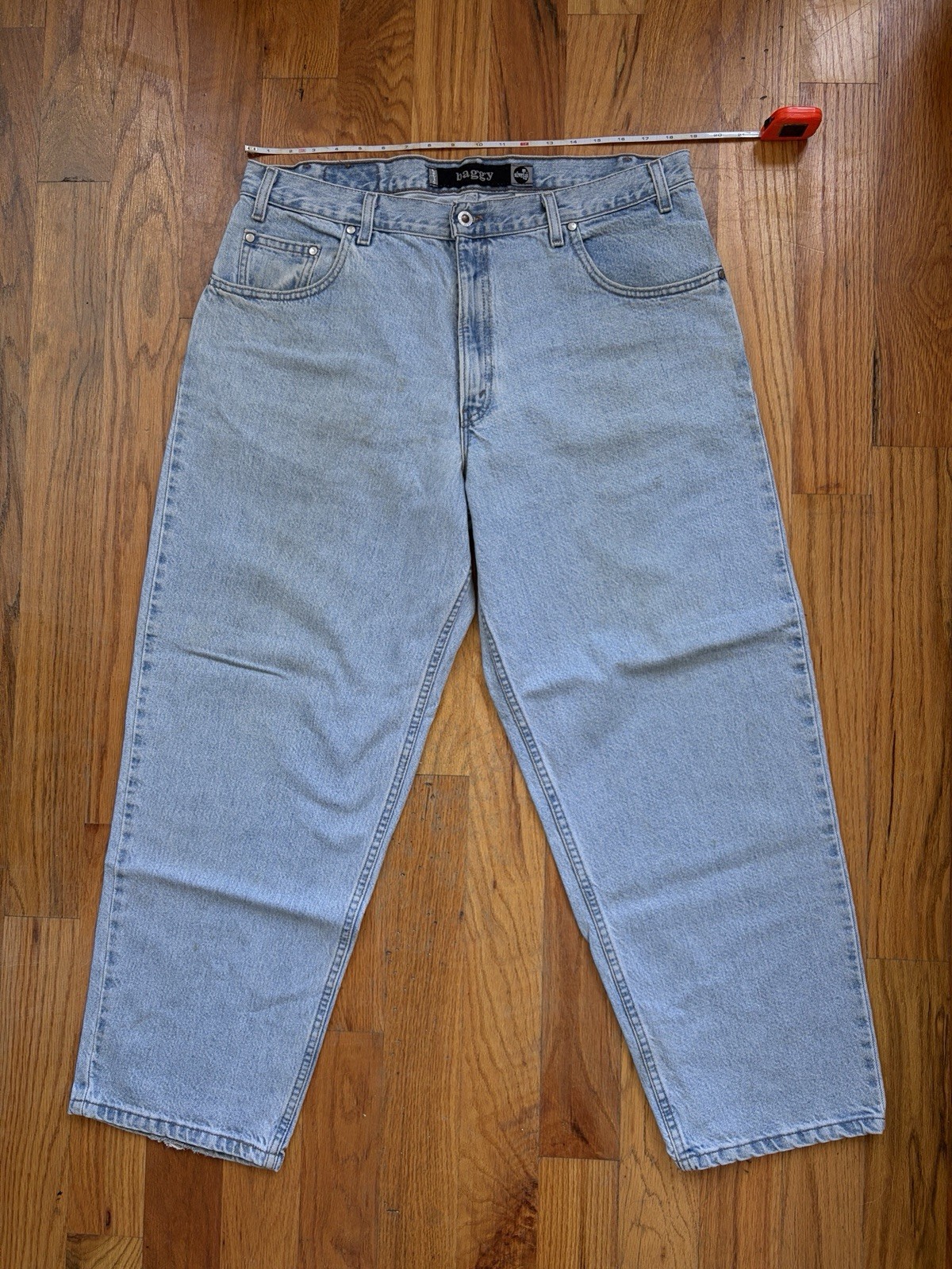 Vintage Levi’s SilverTab Baggy Jeans Mens 38×30 Made USA Blue Denim