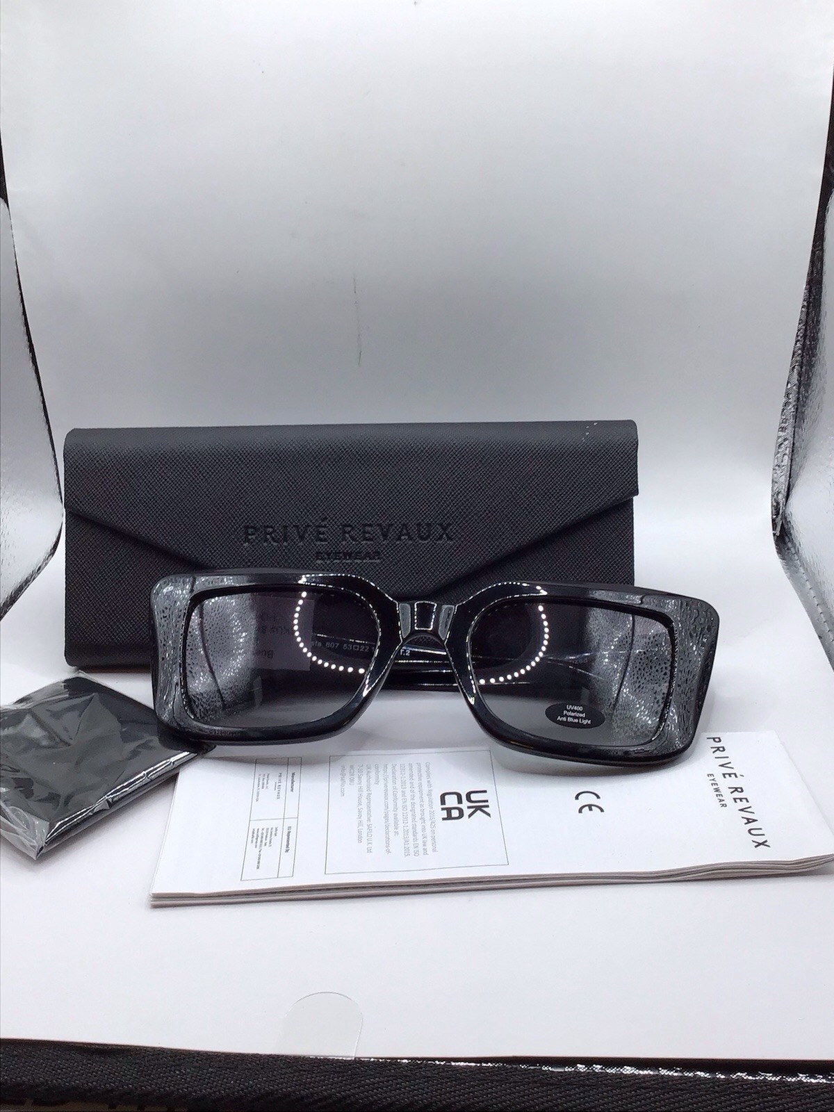 Prive Revaux Handcrafted Square Sunglasses – Polarized Lenses 100% UV Protection
