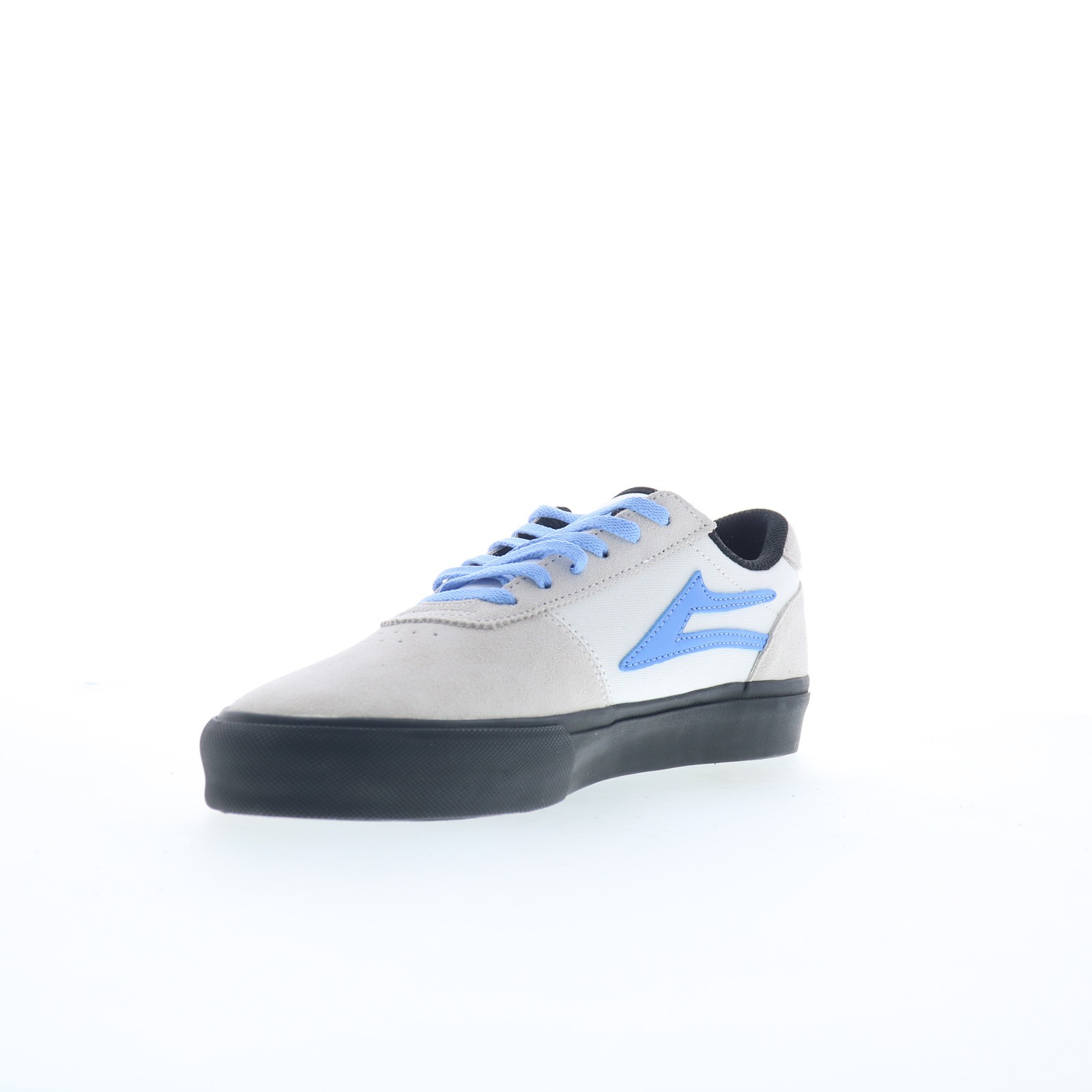 Lakai Manchester Mens White Suede Lace Up Skate Inspired Sneakers Shoes