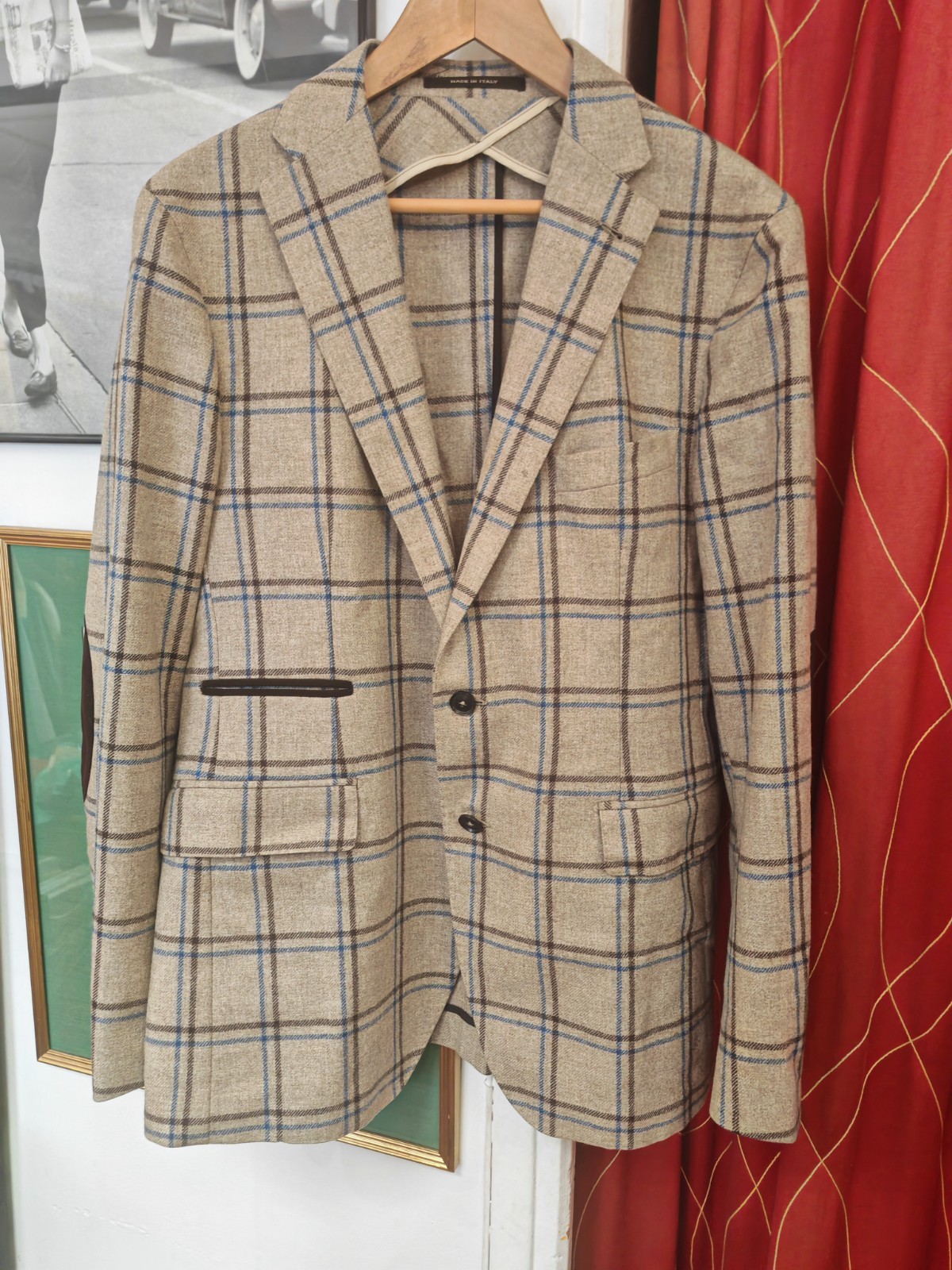 TAGLIATORE 700€ Men’s Blazer Jacket Virgin Wool Size EU52 ( L ) Made in Italy
