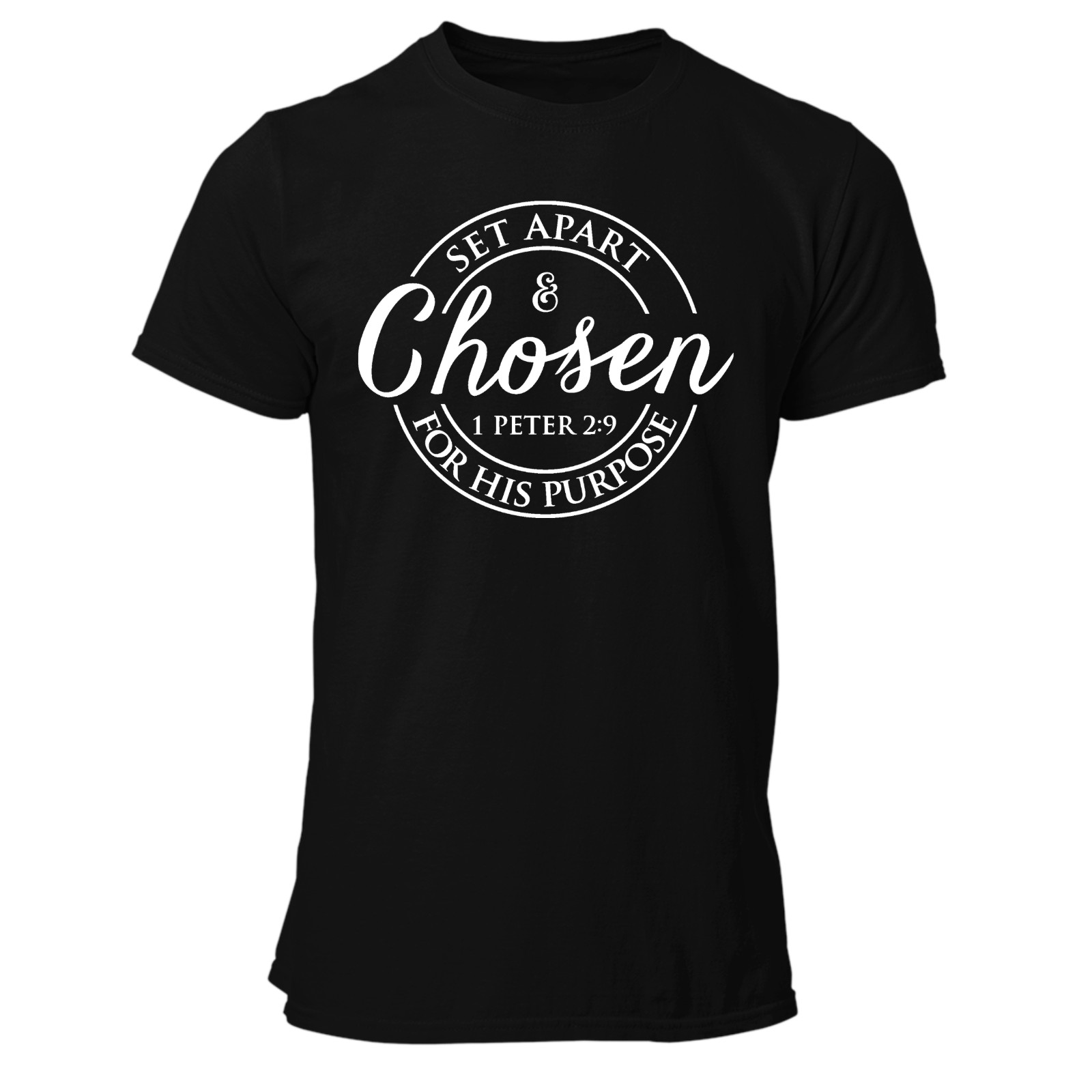 Set Apart Chosen T-Shirt, Christian Shirt, Jesus, Bible, Church Gift, God, S-2XL
