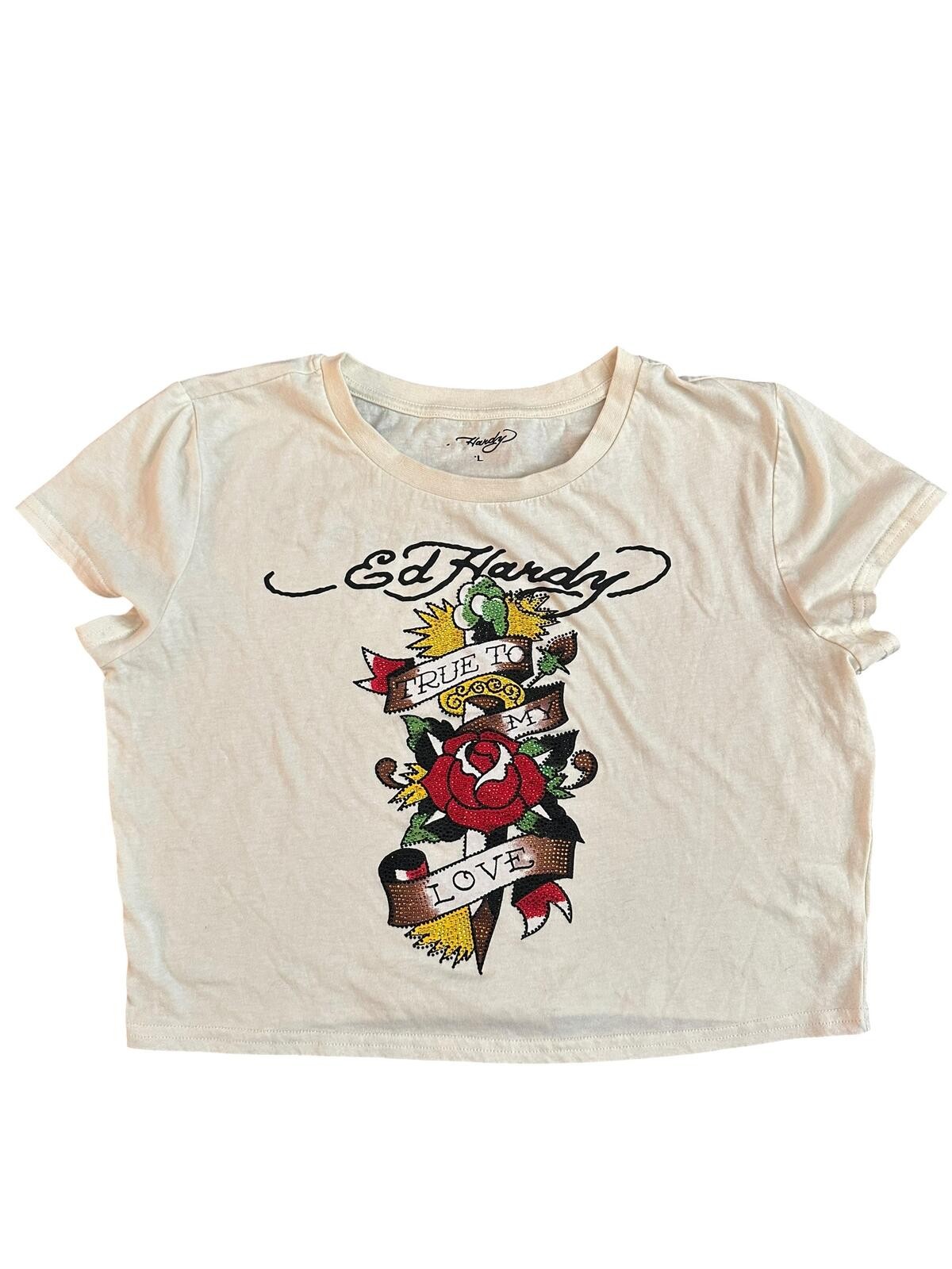 Ed hardy crop top