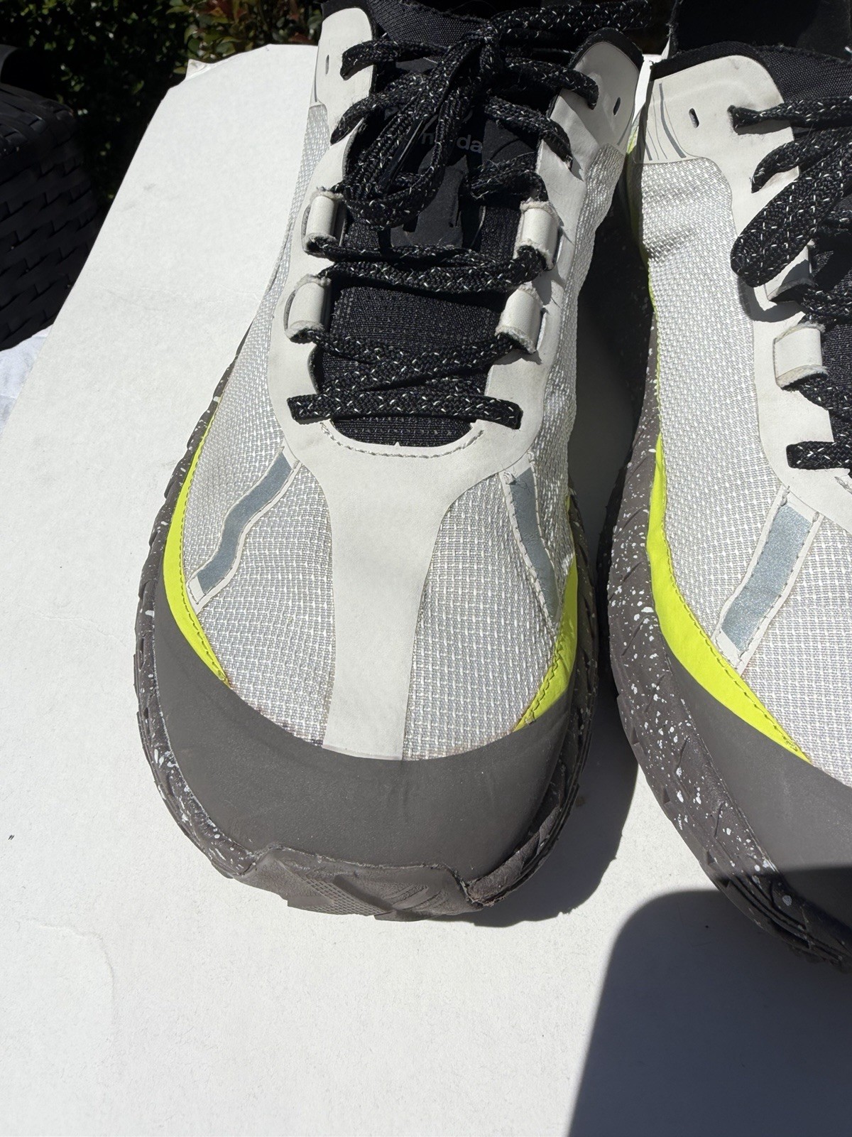 *worn* Limited Edition Norda 001 Men’s Gray Icicle Trail Running Shoes Size 11