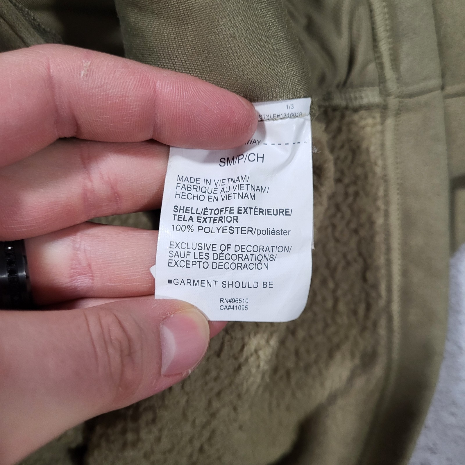 Under Armour Porter 3-in-1 Jacket Mens S Green Outdoor Fleece Lined Soft Shell