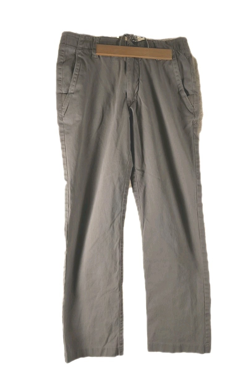 Under Armour Men’s 32/29.5 Knit Khaki Pants Beige Tan98% Cotton 2% Elastane READ