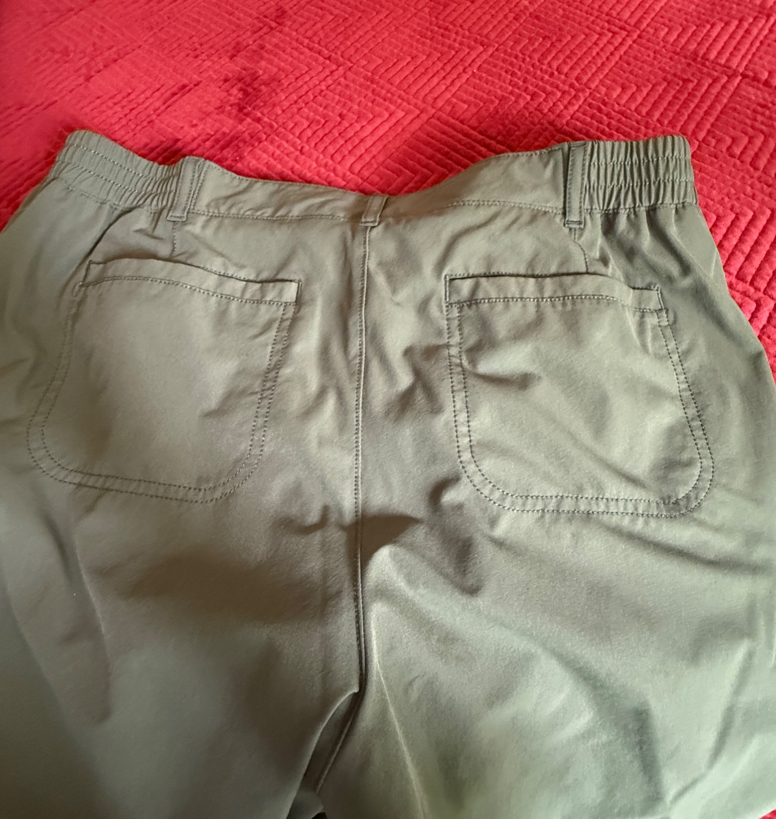 Kirkland Ladies Travel Pants. Three pair. . Size12 Black, Gray, Medium Green