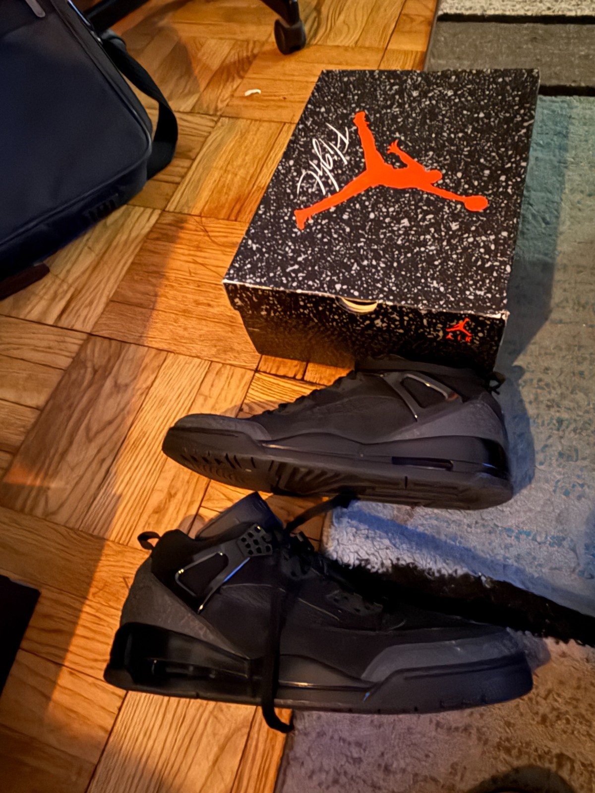 Jordan Spizike Low “Black Cat” NEW! Mens 14 FQ1759-001 Black Anthracite OG Box