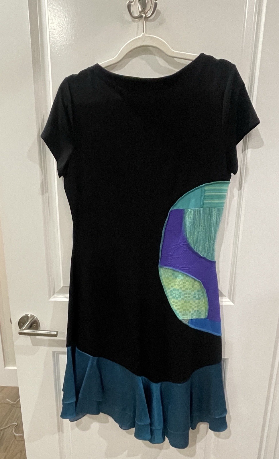 Eco-Friendly Handmade Dress From Recycled Material, New Size 10-12