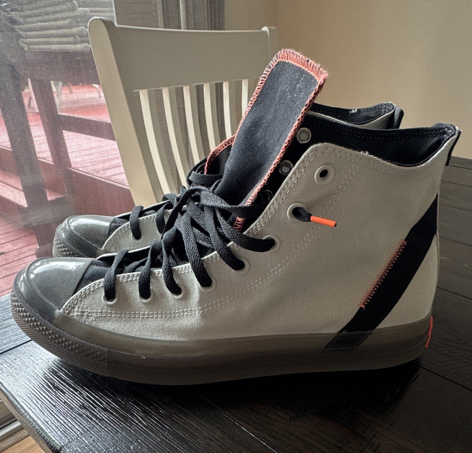 Converse Chuck Taylor All Star CX High Top Light Silver/Black/Wild Mango 172807C