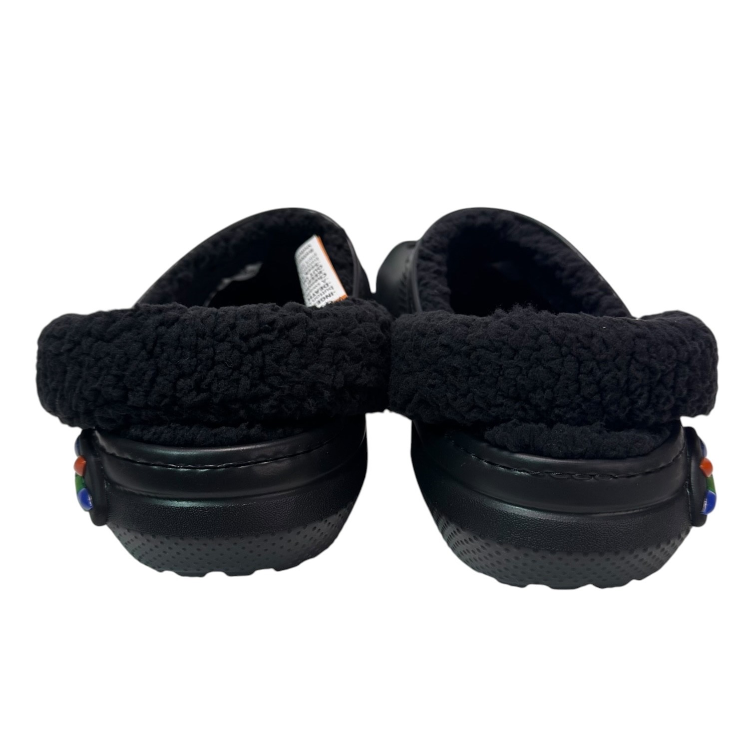 Crocs Classic Lined Holiday Lights Clog Black M9 W11 Fleece Light Up New 212054