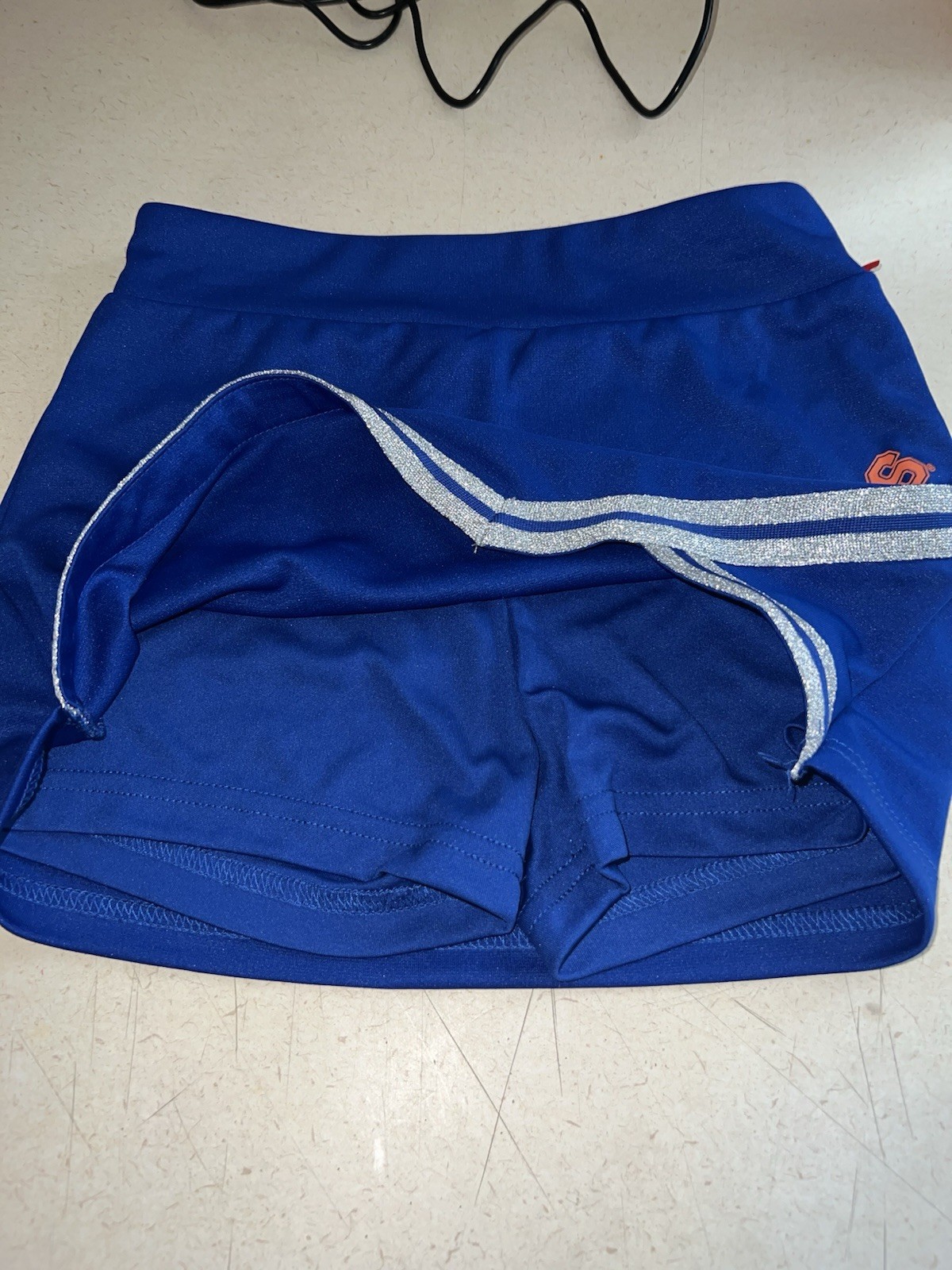 Colosseum Girls Florida Gators Cheer 2pc Skirt & Top Set M (7-8) Blue/Orange