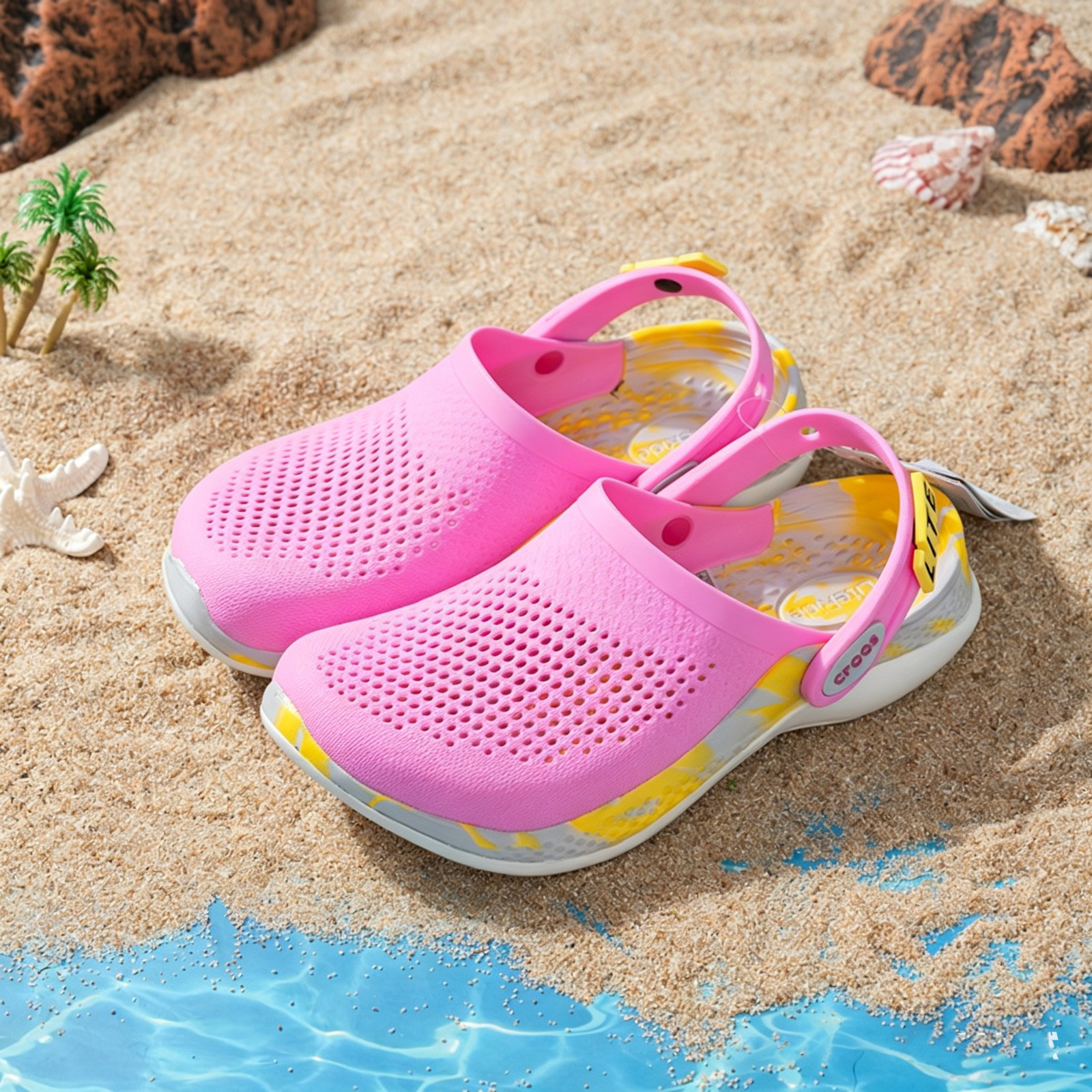 Crocc LiteRide 360 Summer Clog – Beach Sandals for Men & Women Camouflage