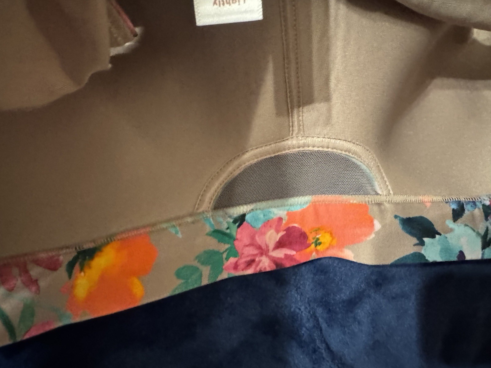 NWT Cacique Bra 48DD Beige Lightly Lined Full Coverage No Wire Plus Size