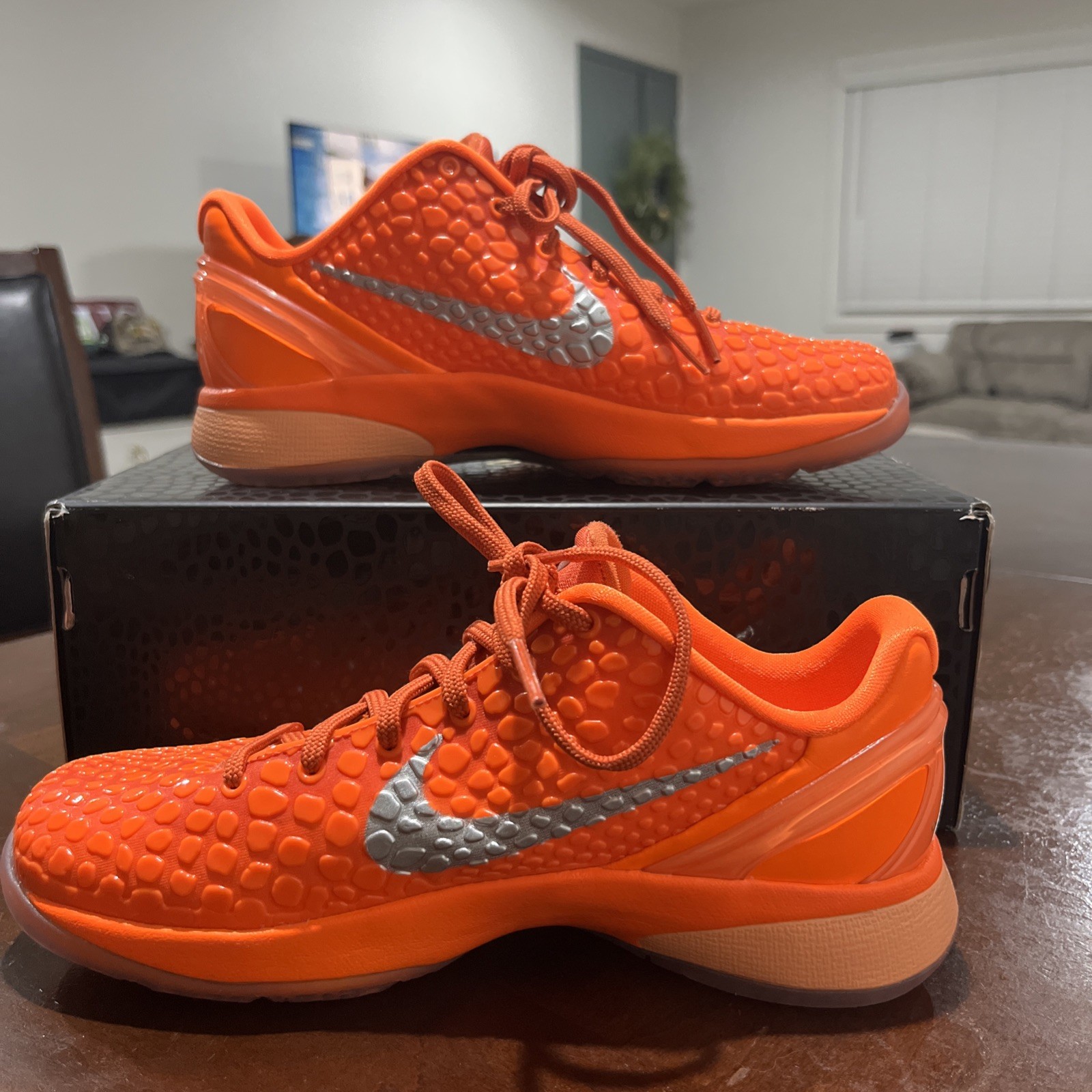 Size 5Y – Nike Kobe 6 Protro ‘Total Orange’ Basketball Shoe (FV9676-800) New ✅