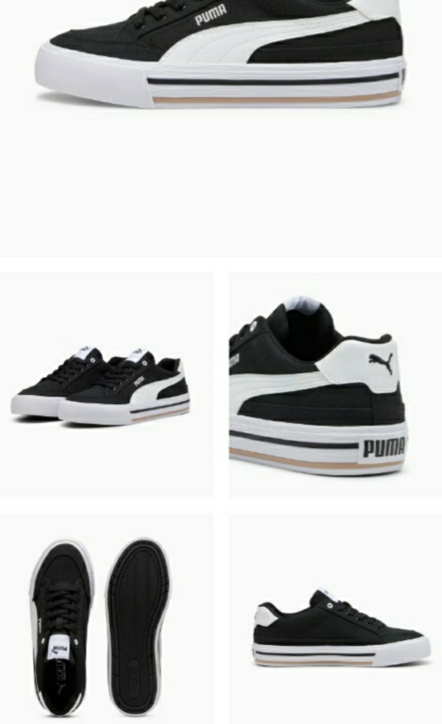 PUMA Court Classic Vulcanized Canvas Casual Shoe W/Comfort Foam(Size 7.5) NEW!
