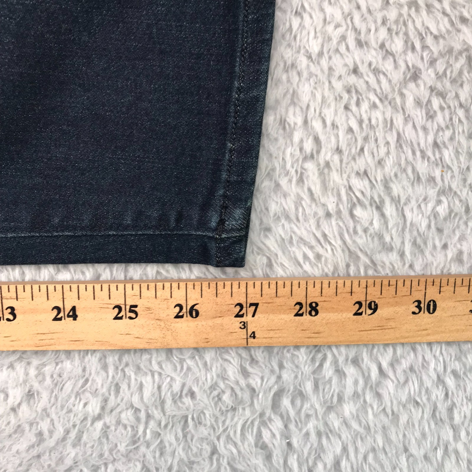 Eddie Bauer Jeans Womens 12 (33×27) Blue Slightly Curvy Skinny Stretch Denim NEW