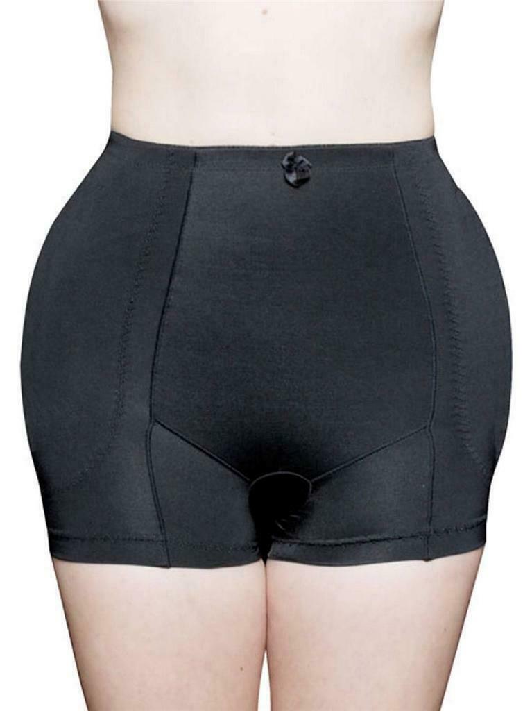 BRAND NEW WOMEN’S FULLNESS BUTT HIP PADDED ENHANCER SHAPEWEAR PANTY BLACK 8019